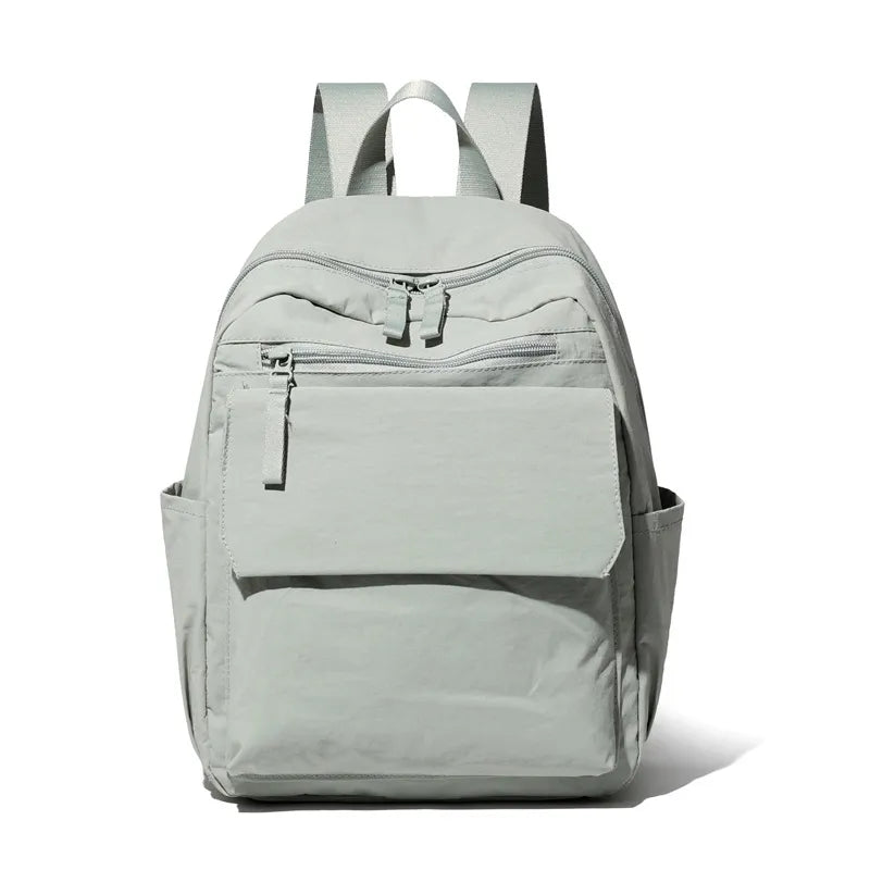 Range Bags Women Backpack On-Model Shot - Perfect Size for Daily Commute and Shopping