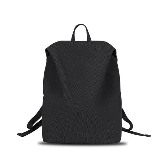 Women nylon backpack soft lightweight for commuting Black