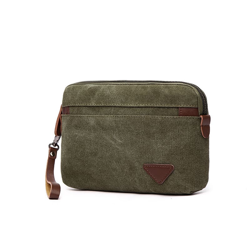 Simple Canvas Clutch Wallet - Minimalist Purse Bag-3012- Guangzhou, China professional bags & case manufacturer - Support custom and OEM