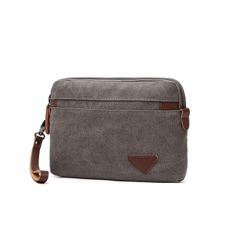 Simple Canvas Clutch Wallet - Minimalist Purse Bag-3012- Guangzhou, China professional bags & case manufacturer - Support custom and OEM