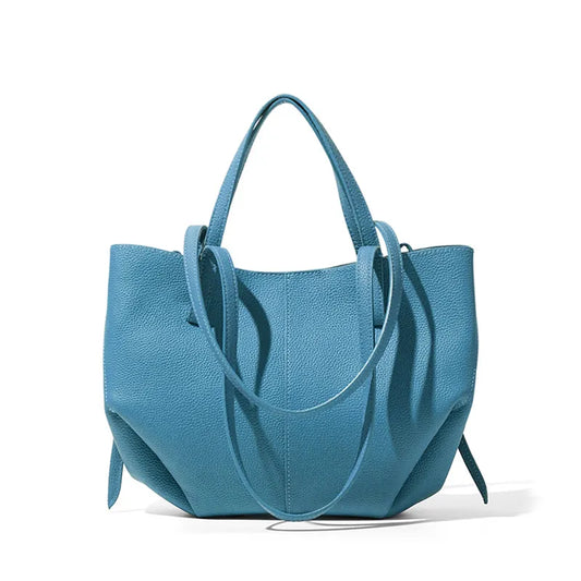 Polene Cyme Inspired Off White Leather Shoulder Bag - Interior View