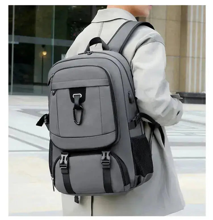 Range Bags Travel Backpack Back View - Breathable Mesh Back Panel and Padded Shoulder Straps