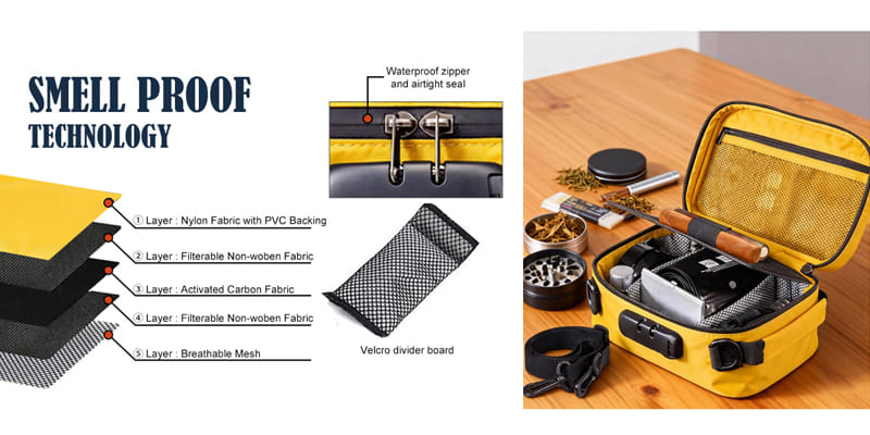 Smell Proof Sling Stash Bag: Discreet Odor Control for Daily Carry