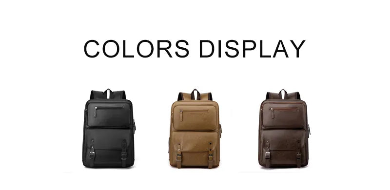 Range Bags Vintage Backpack On-Model Shot - Perfect for Business Meetings and Casual Outings