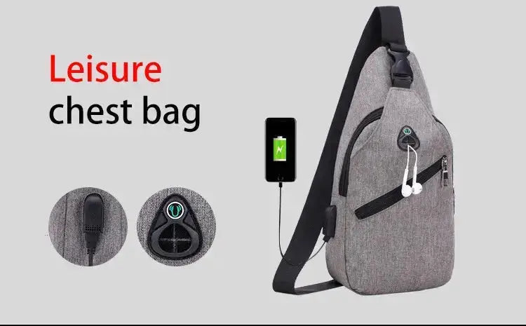 Range Bags Oxford Sling Bag Interior - Spacious Main Compartment with Organization Pockets