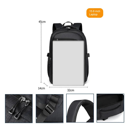 Range Bags Travel Backpack Back View - Breathable Back Panel and Ergonomic Shoulder Straps