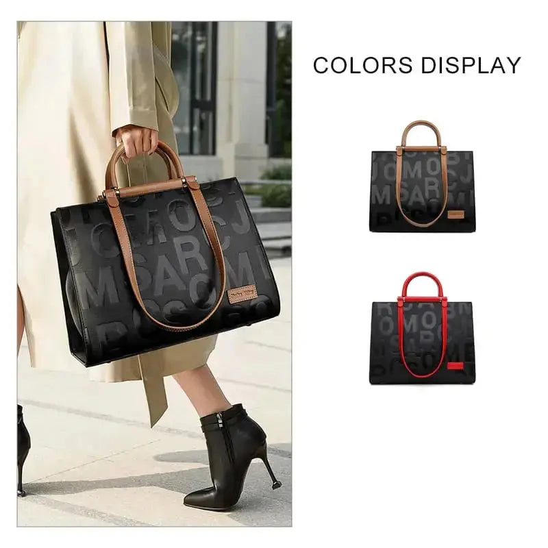 Designer leather handbags worn as daily women handbag