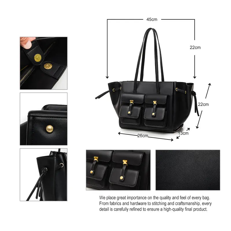 PU Leather Tote Bag for Women  view 7
