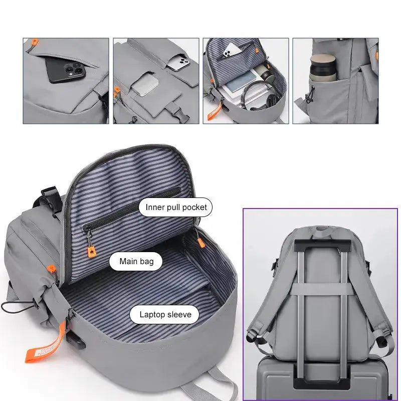 Laptop Backpack close up - Business Commuter Laptop Backpack