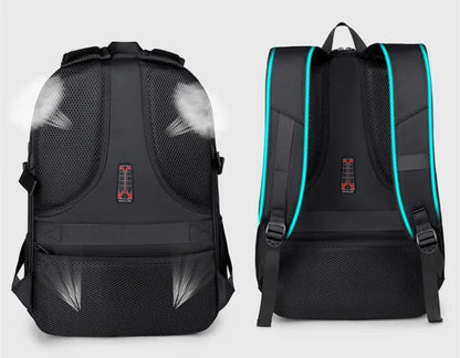 Range Bags Sports Backpack Side Profile - 50cm Height Expandable Design for Extra Storage Capacity