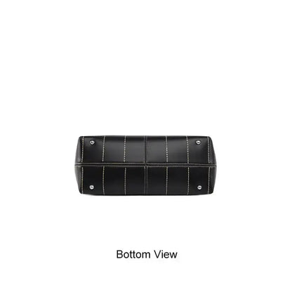 Luxury PU tote bag multiple angle display large capacity-Bottom