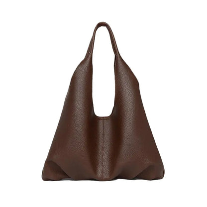 Soft PU Leather Hobo Tote Bag - Size Chart - 37 x 24 x 5 cm with Inner Pouch