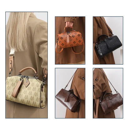 women's barrel handbag wholesale shoulder strap detail adjustable
