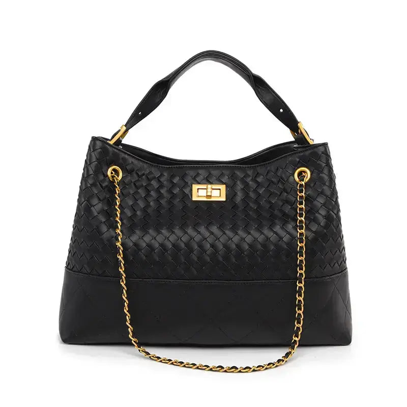Vintage Suede Large Capacity Shoulder Handbag in matte finish front view - B Style.