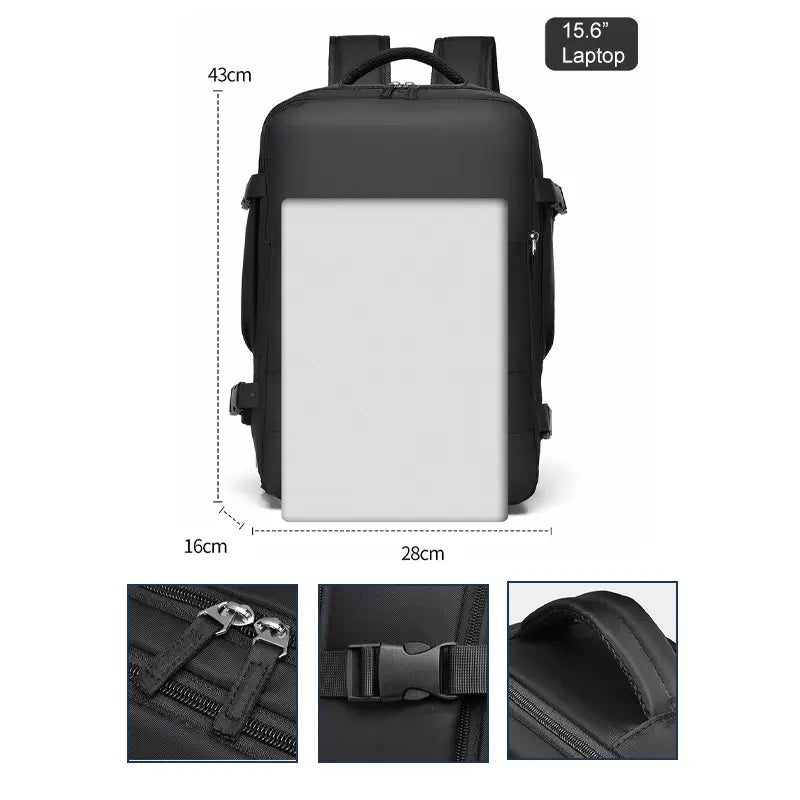 Range Bags Business Backpack Detail View - Side Pocket