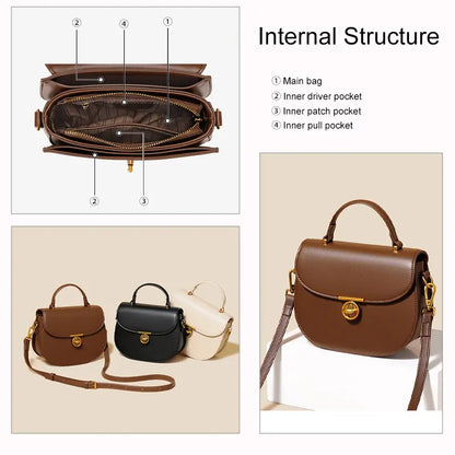 PU leather saddle bag size and detail 21x9x17cm 120cm adjustable strap