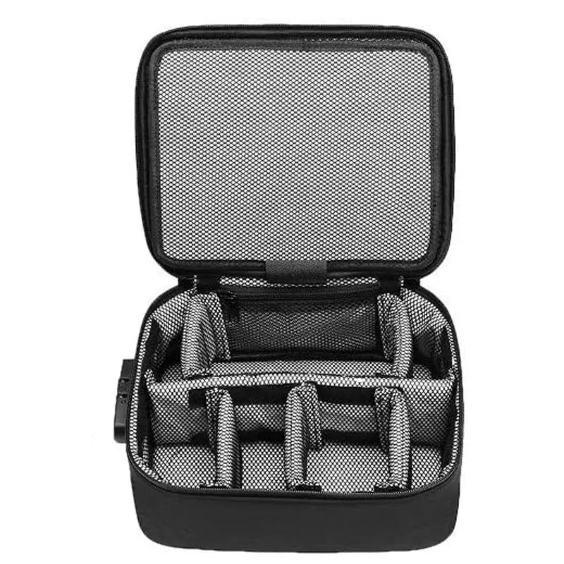 Water droplets on case surface showing water-resistant fabric