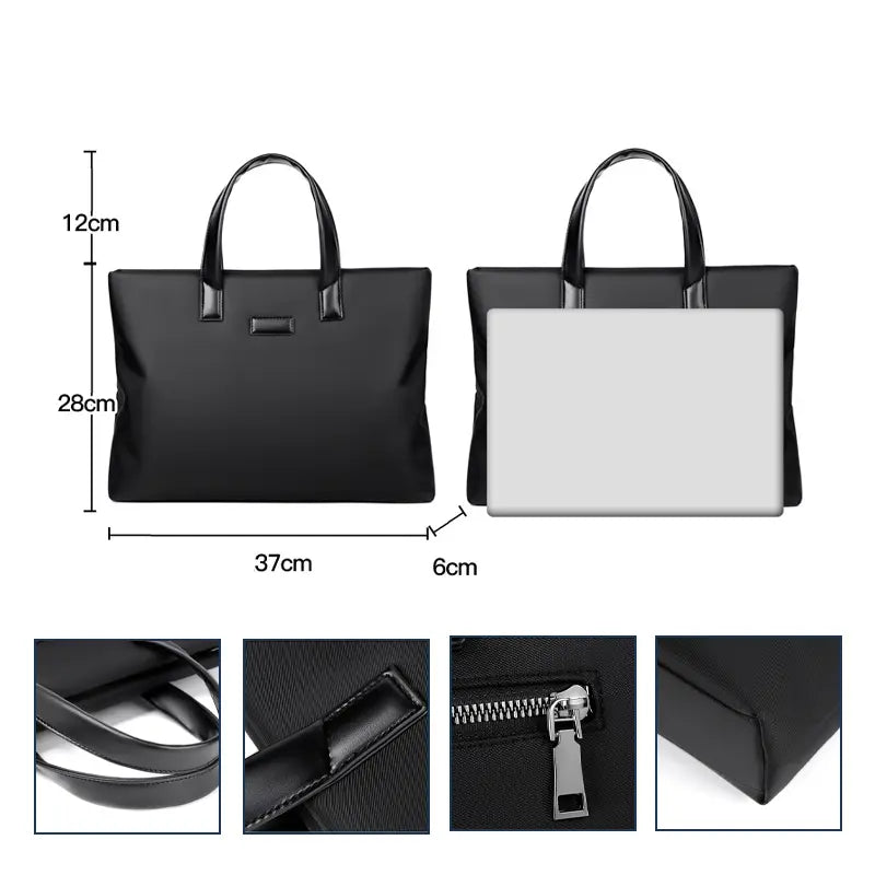 Range Bags brand logo with black briefcase