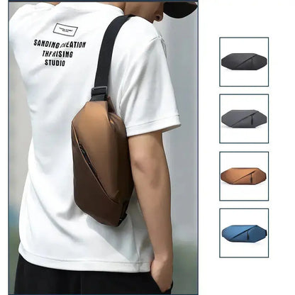 Range Bags Ultra-Slim Sling Bag Side Profile - Only 3cm Thin Design for Minimalists