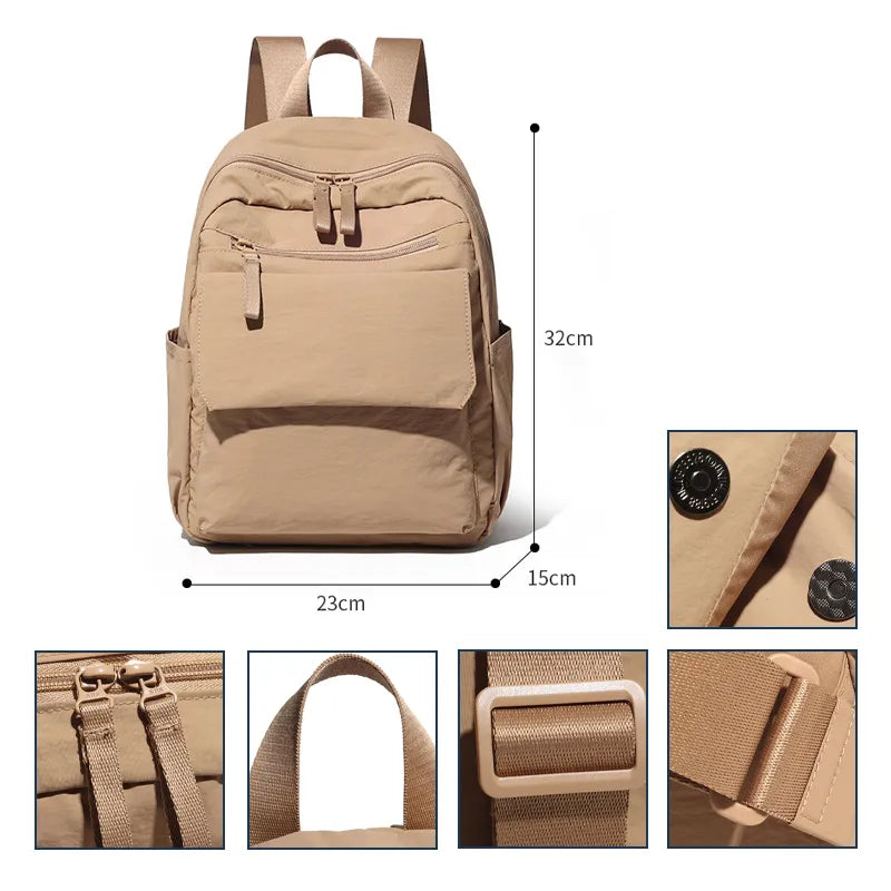 Range Bags Fashion Nylon Backpack Color Options - Multiple Solid Colors to Choose