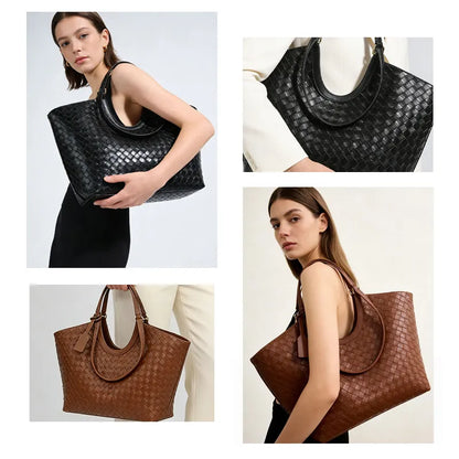 Woven tote bag product detail