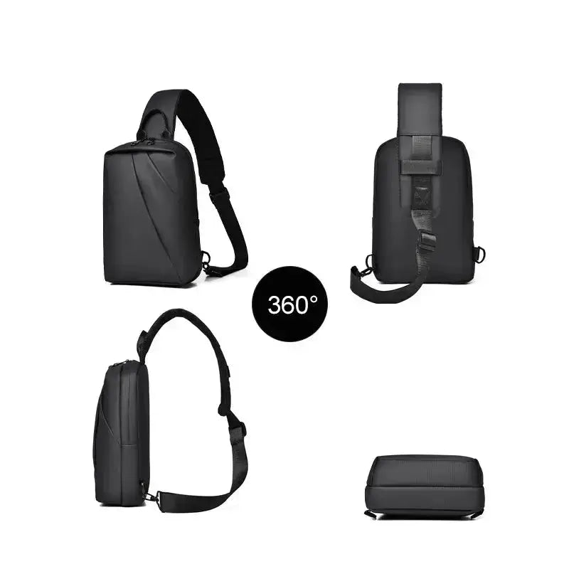 Range Bags PVC Sling Bag Side Profile - 19×8×29cm Waterproof Design