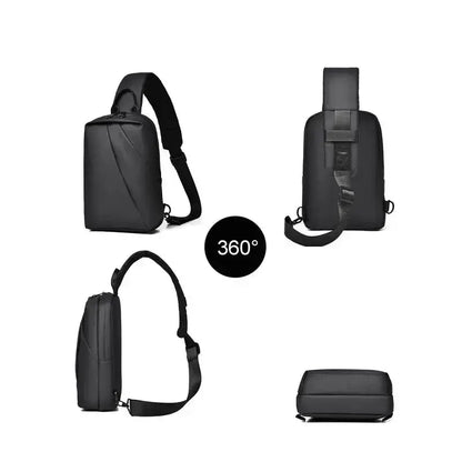 Range Bags PVC Sling Bag Side Profile - 19×8×29cm Waterproof Design
