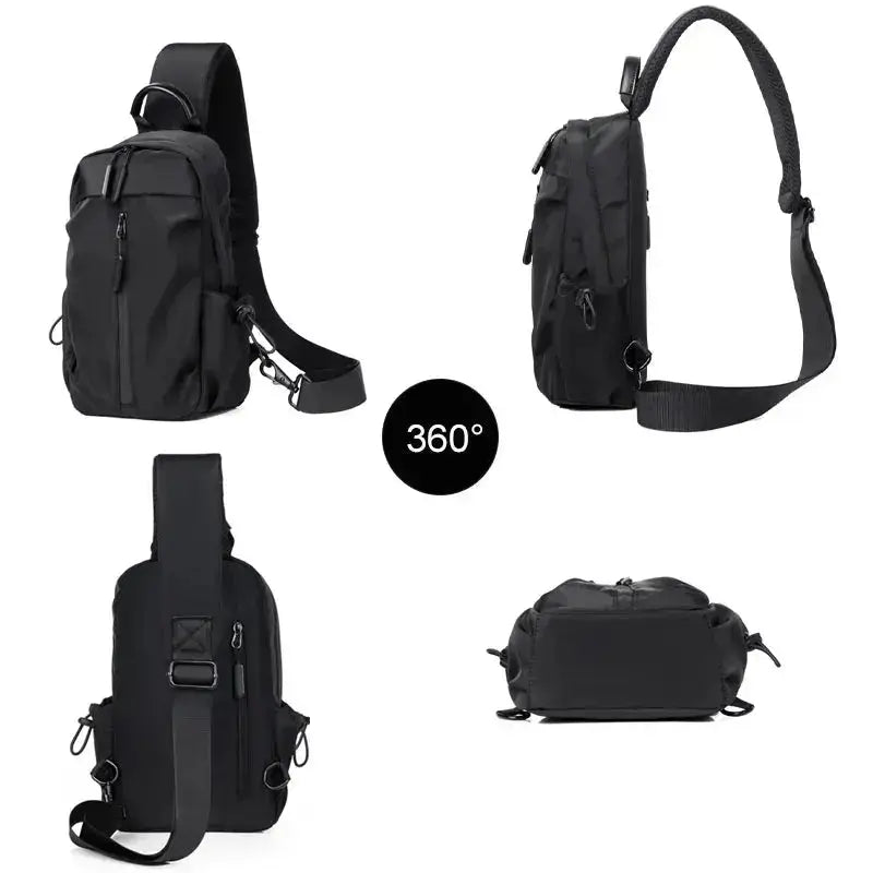 Range Bags Sling Bag Side Profile - Compact 18.5×8×30cm Size for Daily Commute