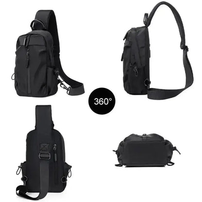 Range Bags Sling Bag Side Profile - Compact 18.5×8×30cm Size for Daily Commute