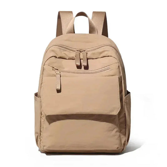 Range Bags Women Nylon Backpack Side Profile - Slim 15cm Depth Compact Design for Daily Use