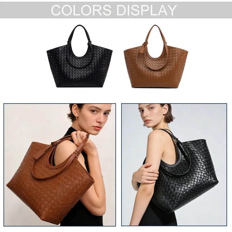 Woven tote bag product detail