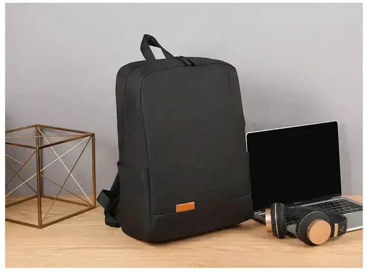Business Backpack Detail - USB Charging Port and Laptop Compartment