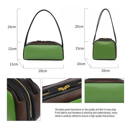 Handbag size guide long and square versions