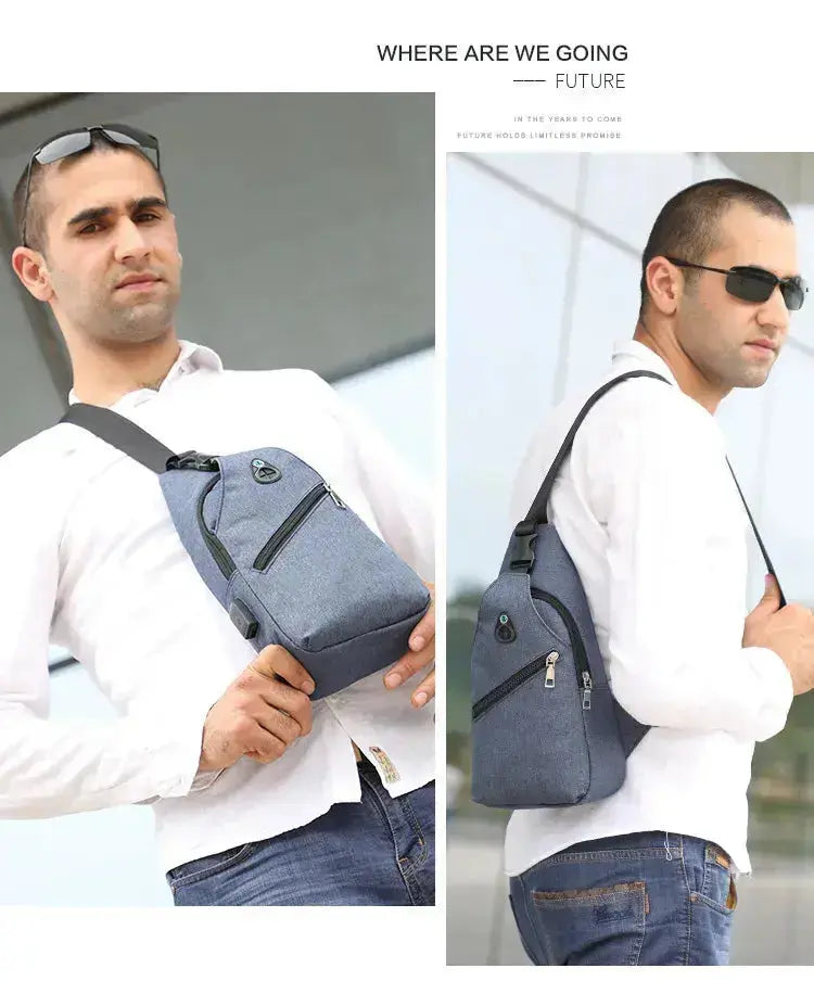 Range Bags Oxford Chest Bag Bottom View - Reinforced Base for Durability