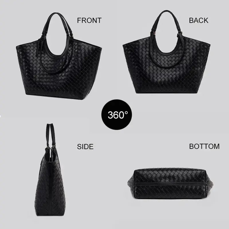 Woven tote bag product detail
