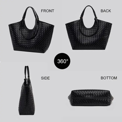 Woven tote bag product detail
