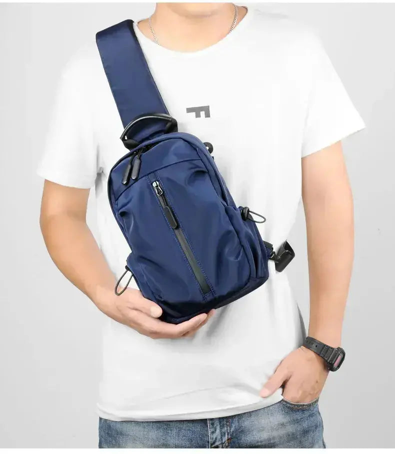 Range Bags Sling Bag Pocket Detail - Front Zipper Pocket for Quick Access Items