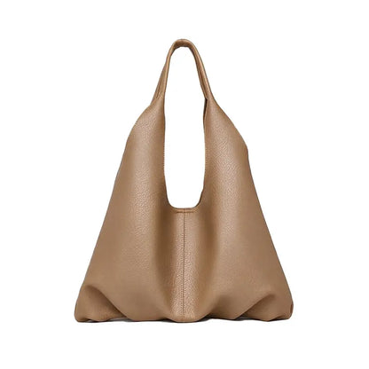 Soft PU Leather Hobo Tote Bag - 360 Degree View - All Angles