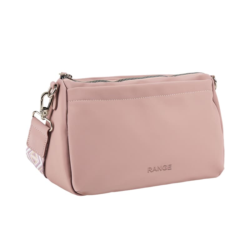 Durable synthetic leather shoulder bag in camel color, offering OEM and ODM solutions for global brands.