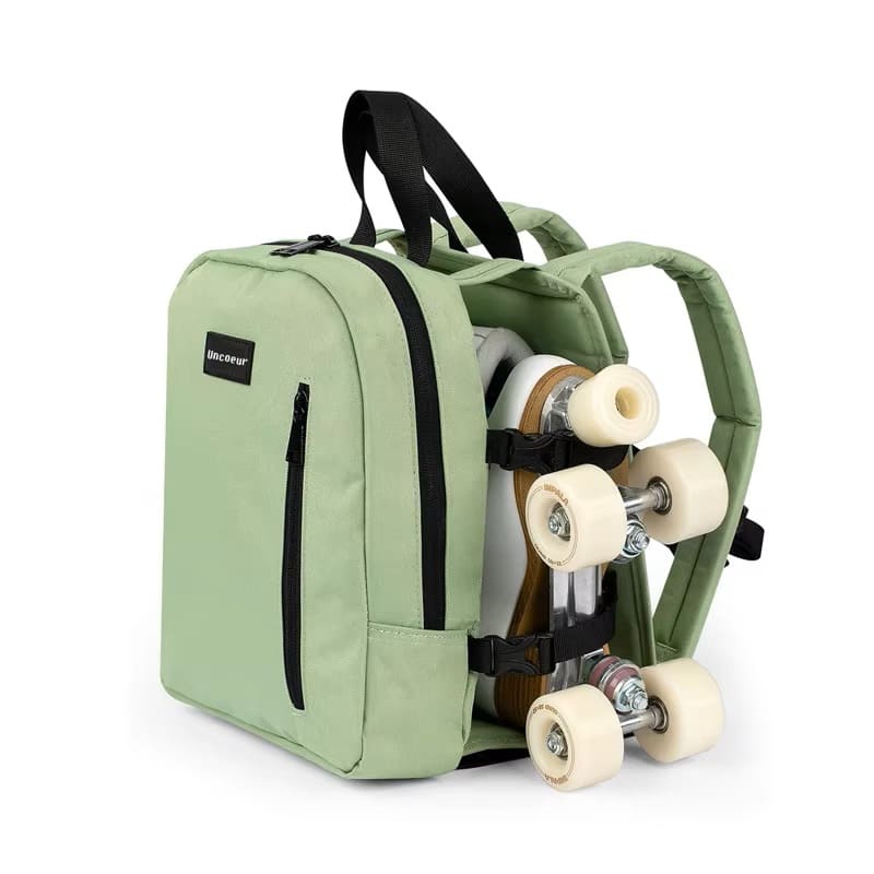 Durable waterproof oxford ligtht green backpack designed for roller skate storage, available for OEM and ODM customization