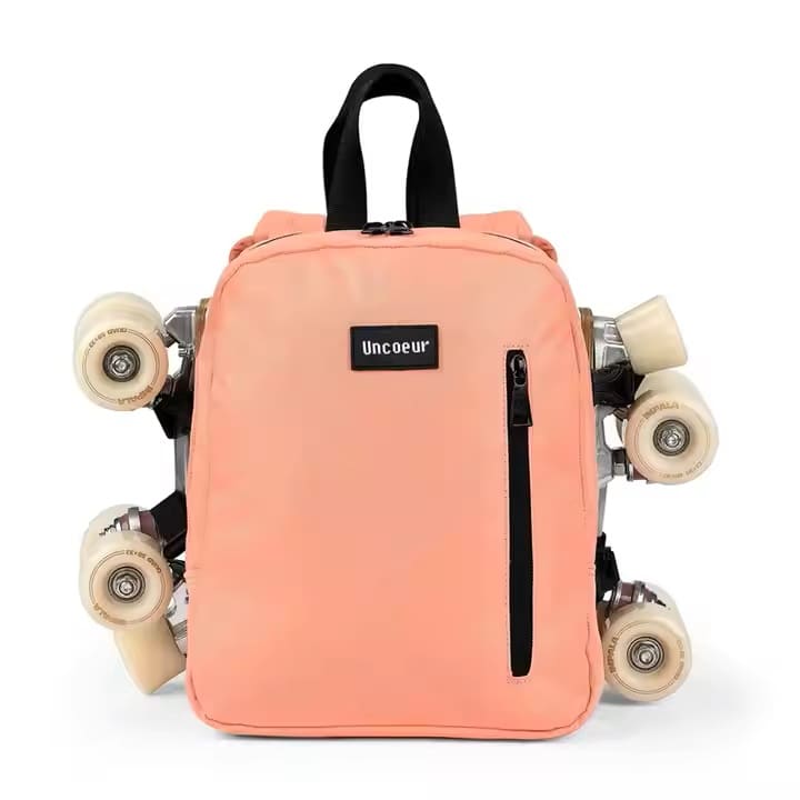 Durable waterproof oxford pink backpack designed for roller skate storage, available for OEM and ODM customization