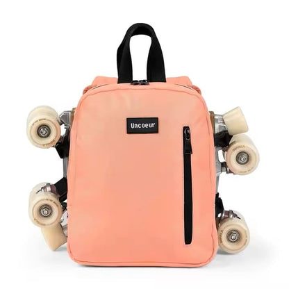 Durable waterproof oxford pink backpack designed for roller skate storage, available for OEM and ODM customization