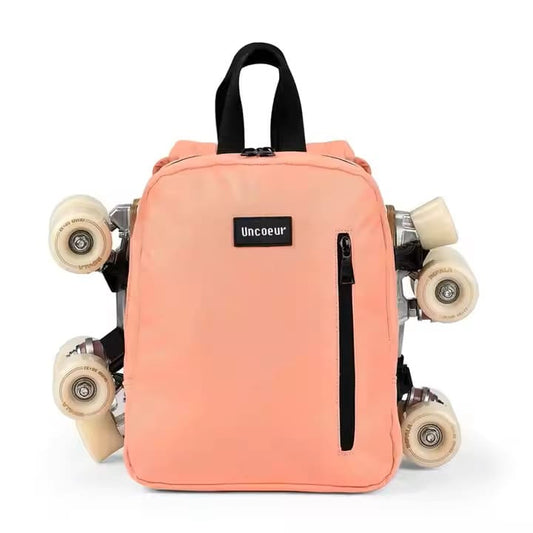 Durable waterproof oxford pink backpack designed for roller skate storage, available for OEM and ODM customization