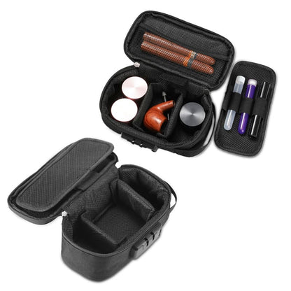 Compact combo lock pouch made of oxford fabric, showcasing size specifications for custom manufacturing reference.