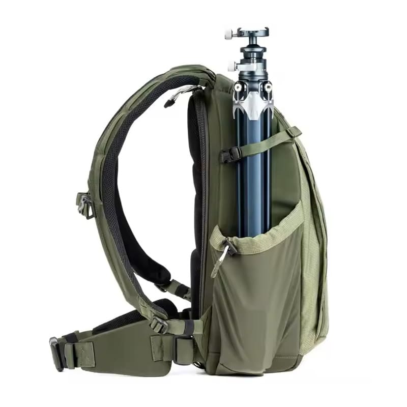 RANGE OEM camera backpack with padded organizer and waterproof construction, suitable for travel and daily use.
