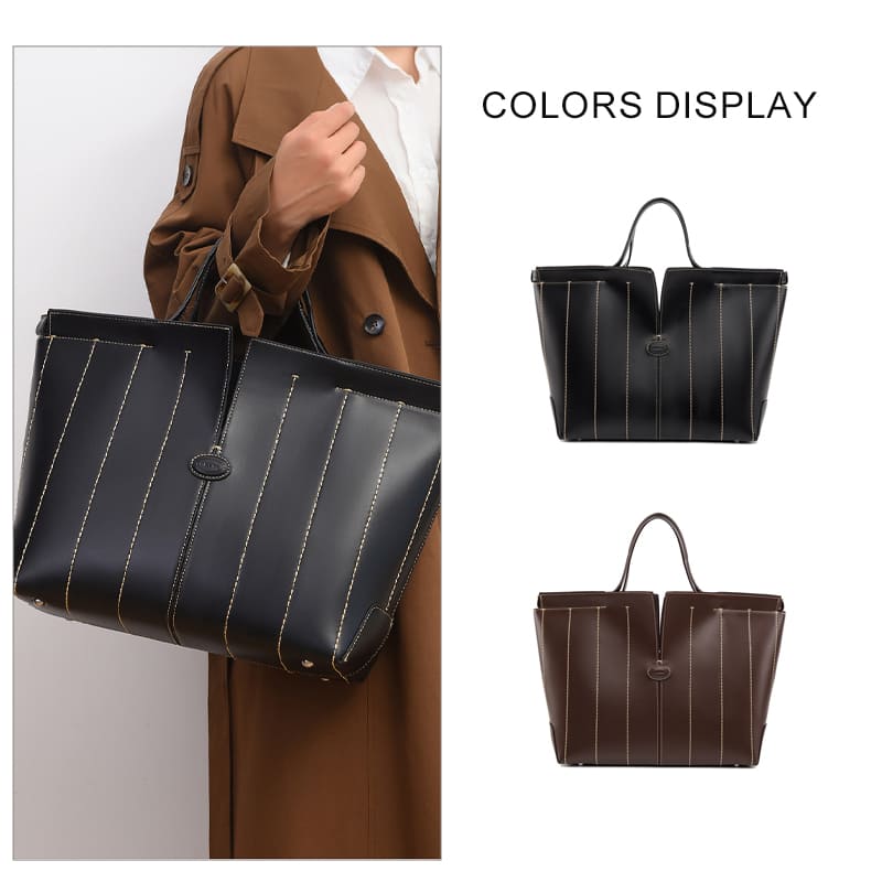 Work tote bag carried by women for daily office use-colors dispaly