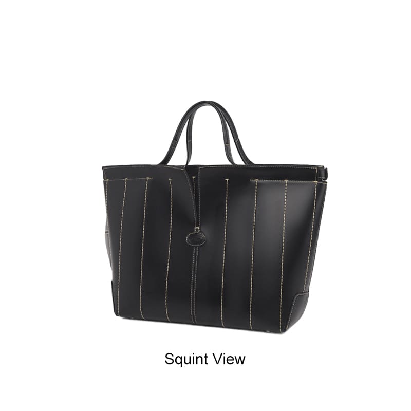 Luxury PU tote bag multiple angle display large capacity-Squint