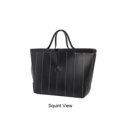Luxury PU tote bag multiple angle display large capacity-Squint