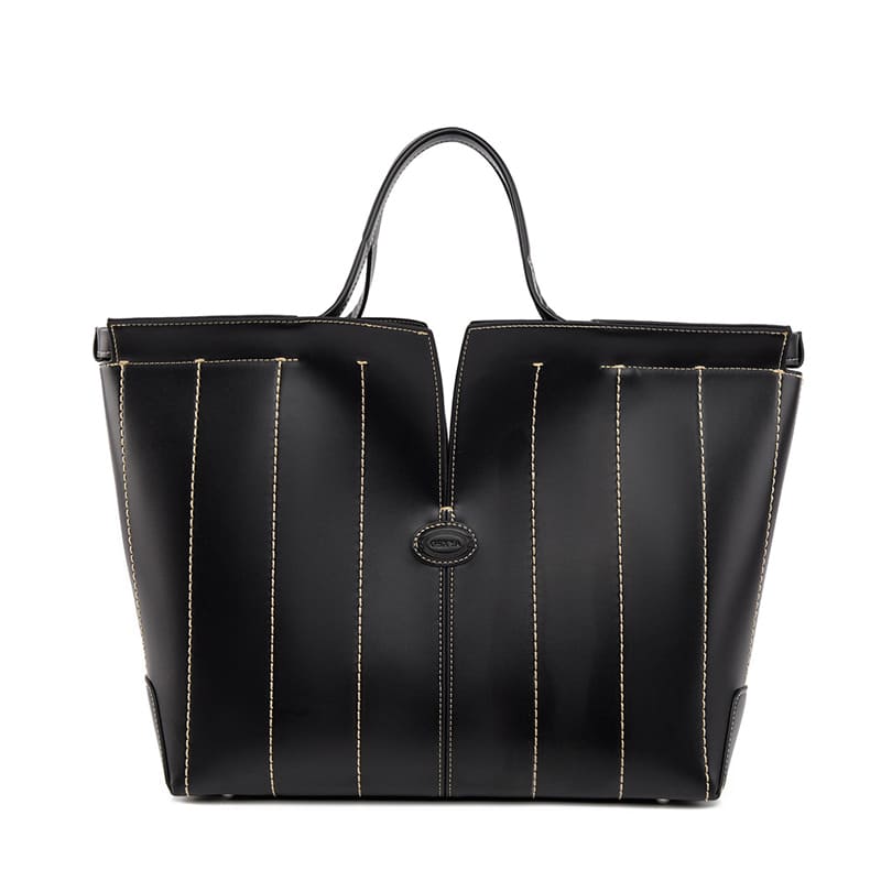 Elegant work tote bag set luxury handbags and purse for women-black