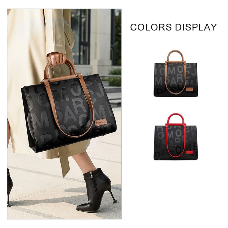 Designer leather handbags worn as daily women handbag